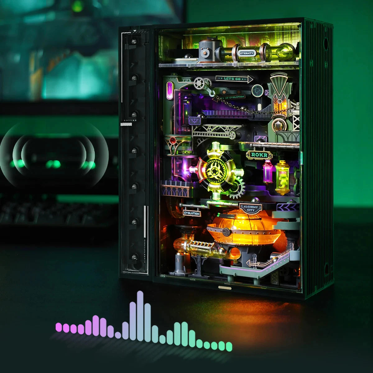 Build an Infinite Marble Run City — ROKR Alchemy City 3D Wooden Puzzle | Endless Loop