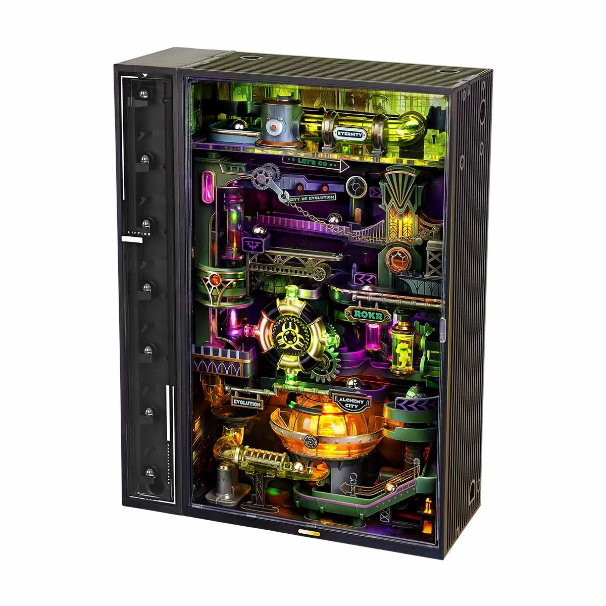 Build an Infinite Marble Run City — ROKR Alchemy City 3D Wooden Puzzle | Endless Loop