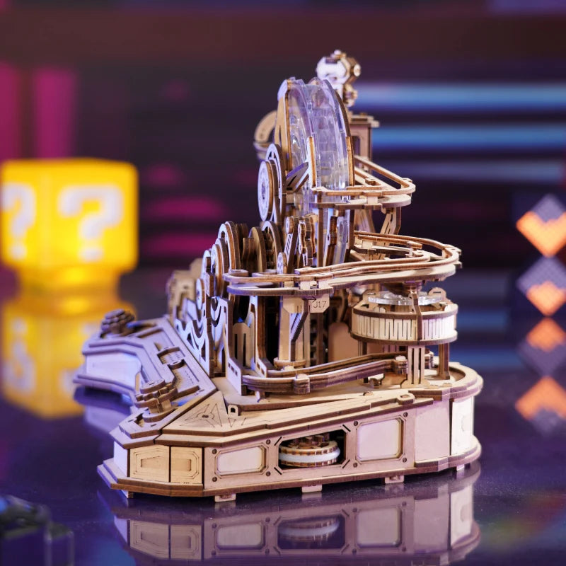 Build Your Own Pinball Machine — ROKR 3D Wooden Puzzle | Real Playable Table Game
