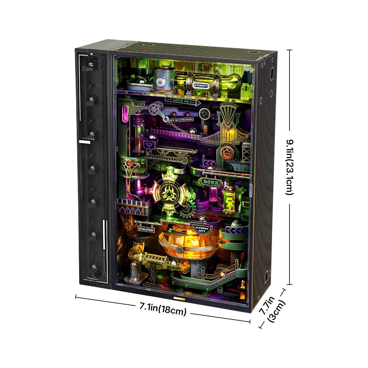 Build an Infinite Marble Run City — ROKR Alchemy City 3D Wooden Puzzle | Endless Loop