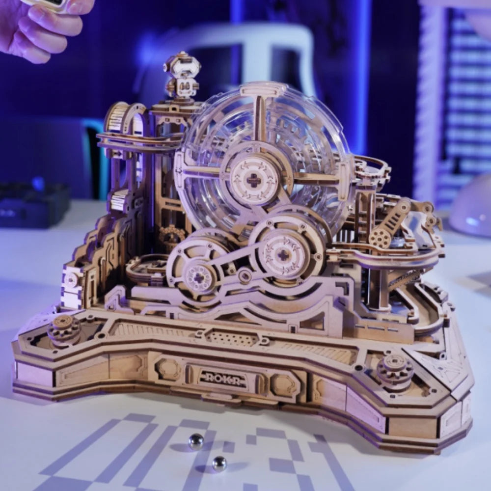 Build Your Own Pinball Machine — ROKR 3D Wooden Puzzle | Real Playable Table Game