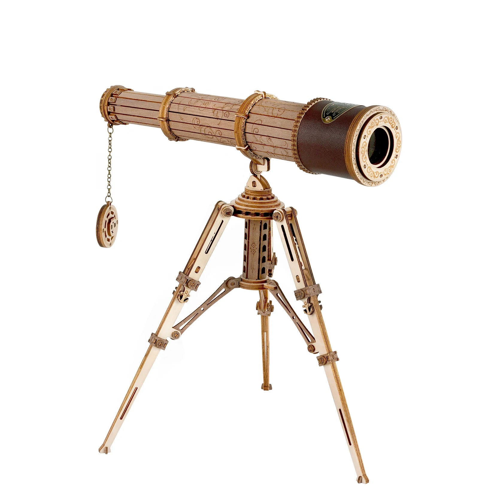 Build a Real Working Telescope — ROKR 1:1 Wooden Model Kit | 314 Pieces