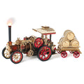 Build a Steam Locomotive That Actually Moves — ROKR 1:28 Mechanical Wooden Puzzle